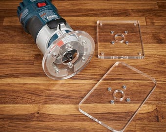 Bosch Compact Palm Router Base Plates - PR10, PR20