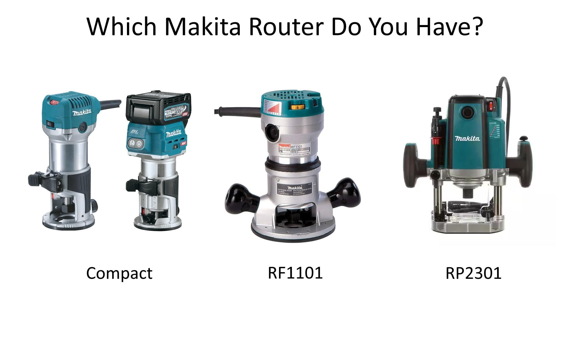 Router Base Plates for Makita Compact Palm Routers (models RT0701C ...