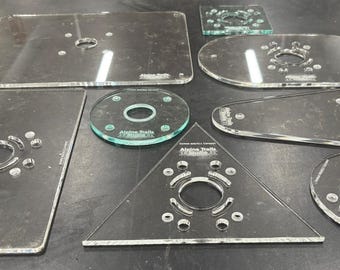 Oberplatten / Grundplatten für Makita Handoberfräsen (Modelle RT0701C, GTR01, GTR01, XTR01)