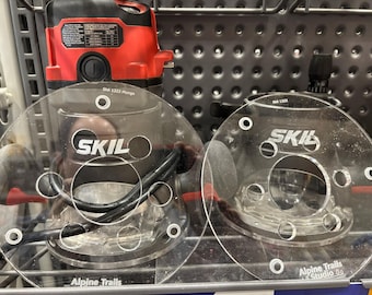 Placas base para fresadoras Skil