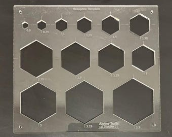 Router Polygon Cutting Template - Circles, Triangles, Diamonds, Pentagons, Hexagons, Octagons, and More