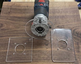 Bosch Compact Palm Router Base Plates - GKF 18V
