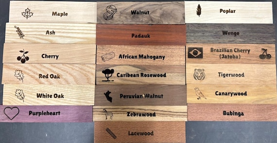 Exotic and Domestic Wood Strip Lumber: S4S Crafting Wood (13/16