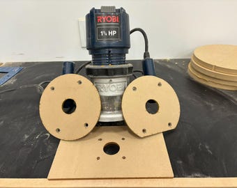 Router base plates for Ryobi routers