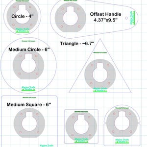 Router Base Plates for Milwaukee Compact Palm Trim Routers (M18 1/4 ...
