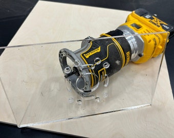 Breite Oberplatte für die Oberfräse von DeWalt