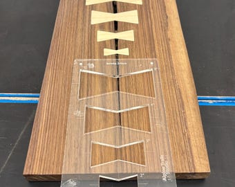 Router Inlay Templates || Bowtie, Butterfly, Barbell, X, Dog Bone, Dumbbell
