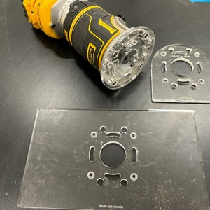 Router Base Plates for DeWalt, Fein, and Elu Routers