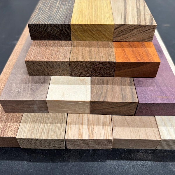 Exotisch en huishoudelijk hout: S4S knutselhout (13/16"x1-3/4"x24") voor snijplanken en meer