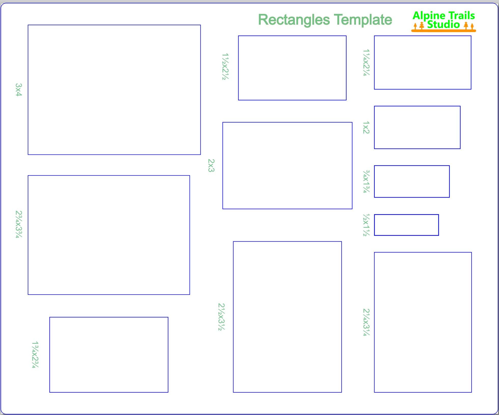 Wireless Router Square Router Squares and Rectangles Cutting Templates - Etsy