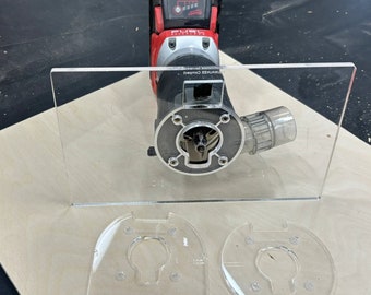 Router base plates for Milwaukee routers