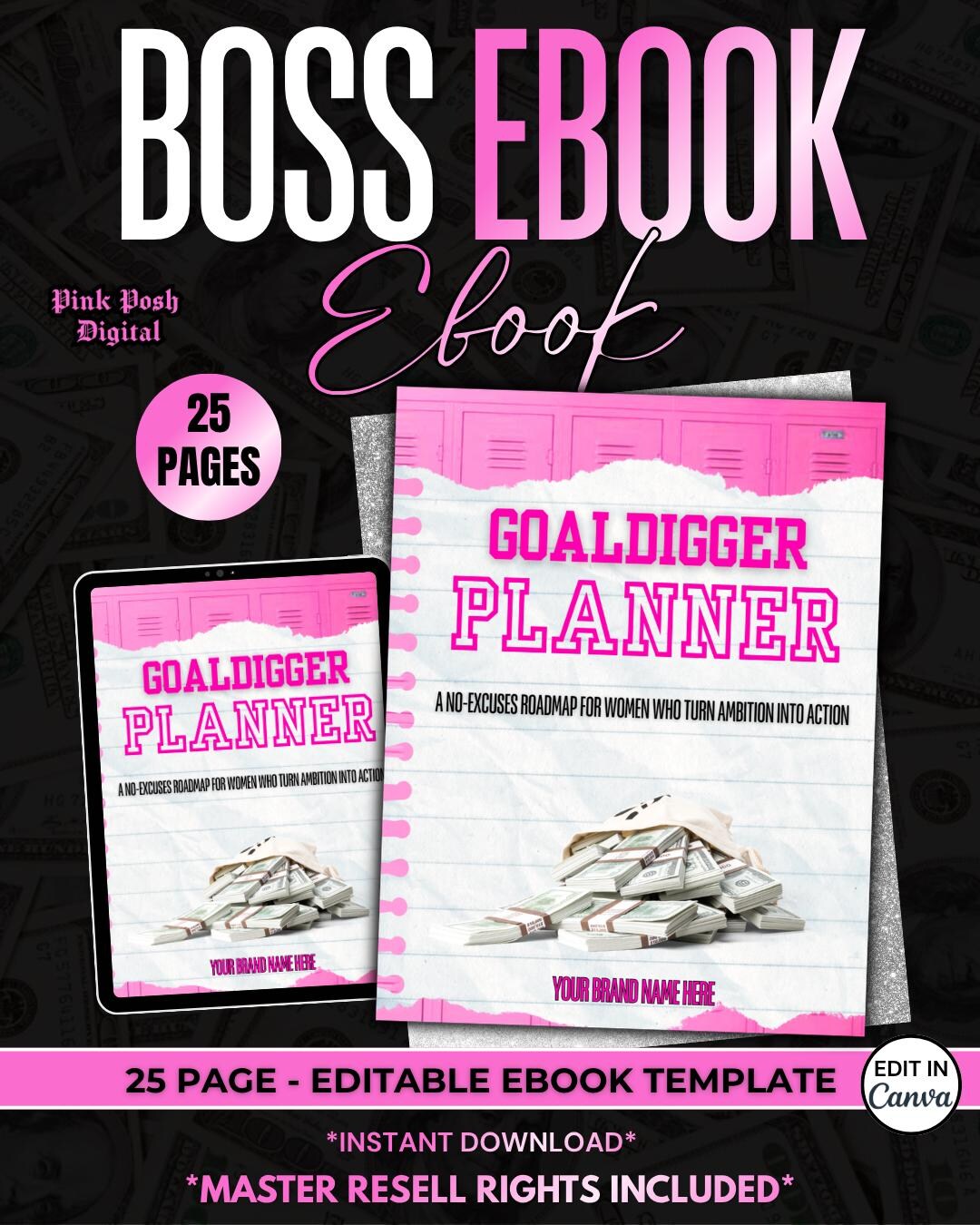 PLR Ebook Template - Master Resell Rights - Done for You Ebook, Add ...