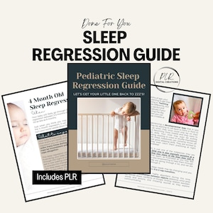 Guide du sommeil de bébé | Régression du sommeil | Formation nouveau-né | Survie de la maternité | Ressource parentale | Routine du coucher