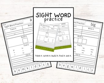 Woordjes oefenen voor de kleuterschool | Spelling voor peuters | Letters en vormen | Leuke woordjes oefenen