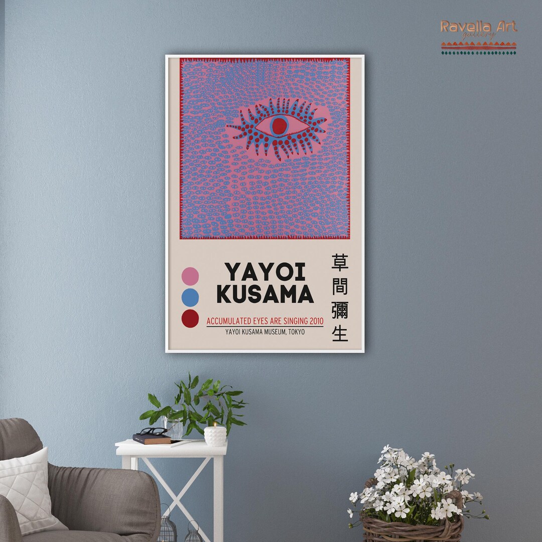 Yayoi Kusama Poster japanese canvas Wall Art art Print gift For Home yayoi-kusama-poster-japanese-canvas-wall-art-art-print-gift-for-home