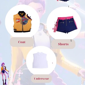 Costume Cosplay K-Pop Huntrix Femme - Ensemble Complet Zoé (haut, Pantalon, Accessoires) Pour Halloween, Convention