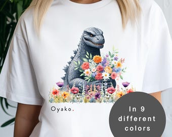 T-shirt Godzilla : T-shirt streetwear japonais Kawaii Kaiju Tokyo