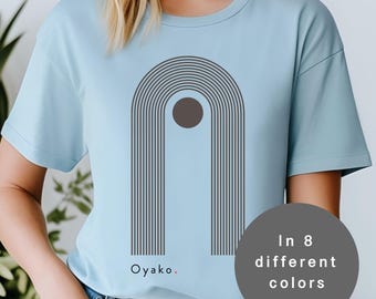 Zen Art T-Shirt: Minimalist Japanese Rising Sun Graphic Tee