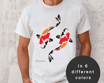 Koi Fish T-Shirt: Japanese Streetwear Style, Unisex Tokyo Tee