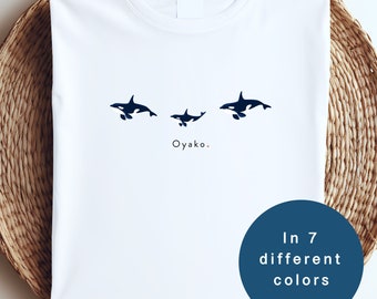 Orca Whale Family T-Shirt: Unisex Ocean Tee, Marine Biology Gift