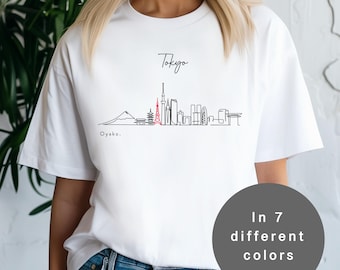 Tokyo Tower T-Shirt: Unisex Japanese Streetwear, Japan Lover Gift
