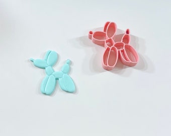 Balloon dog polymer clay cutters 3D printed