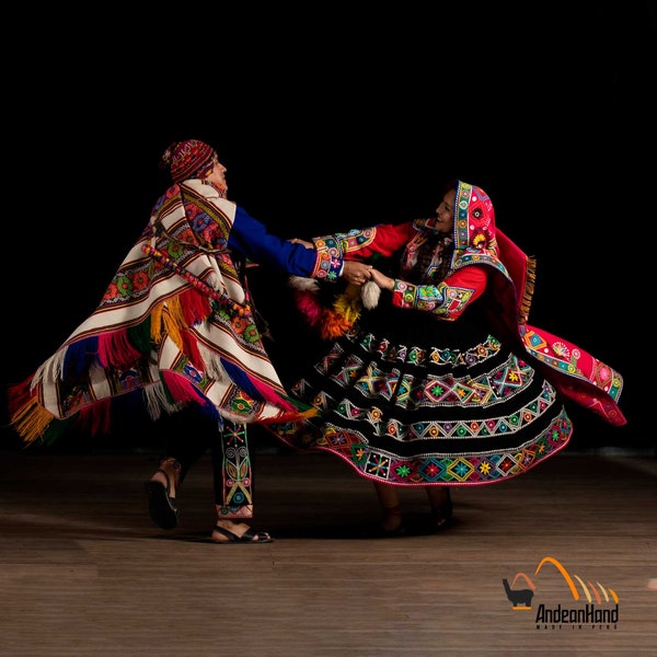 Typical dance costume Carnaval De Tinta. Typical Peruvian costume.  Typical costume from Cusco-Peru. Typical dress of Peru-Cusco