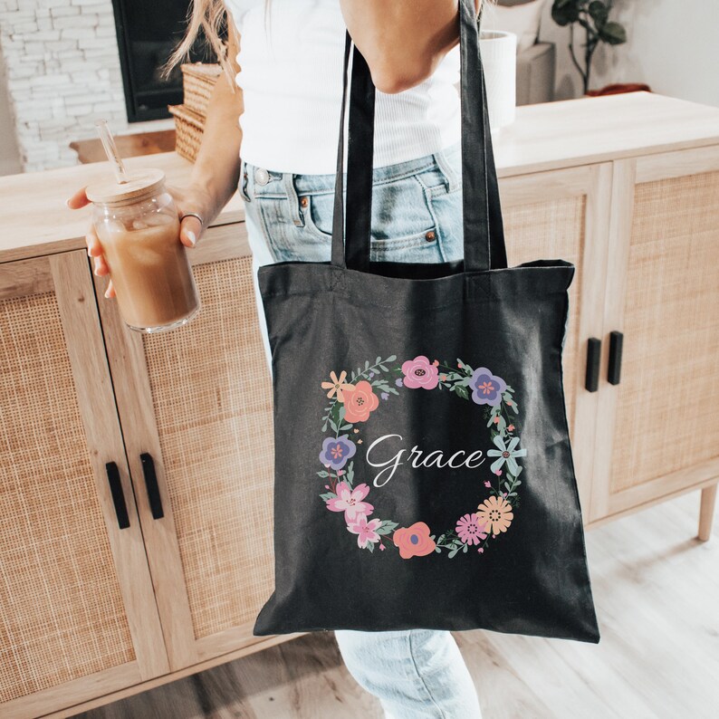 Personalized Bridesmaid Tote Bag, Bridal Party Gift, Bridesmaid ...