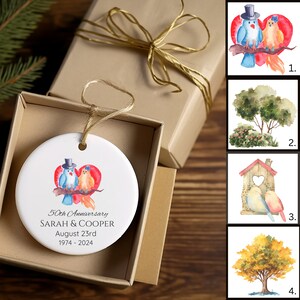 Personalized Anniversary Gift, Married Ornament Gift for Couple, Anniversary Ornament, Couple Gift,
