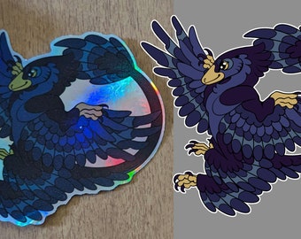Adesivos holográficos Linsaangs Paleo - Dinossauro, Paleontologia, Pterossauro, Microraptor, Sinosauropteryx, Rhamphorhynchus, Elasmosaurus
