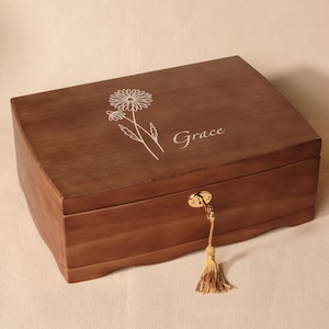 Grote sieradendoos, retro doos, suède sieradendoos, cadeau voor vrouwen voor haar, aangepaste sieradendoos, huwelijkscadeau, beste vriend idee, cadeau voor moeder