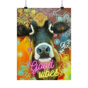 Vaca maravillosa - Buenas vibraciones Póster