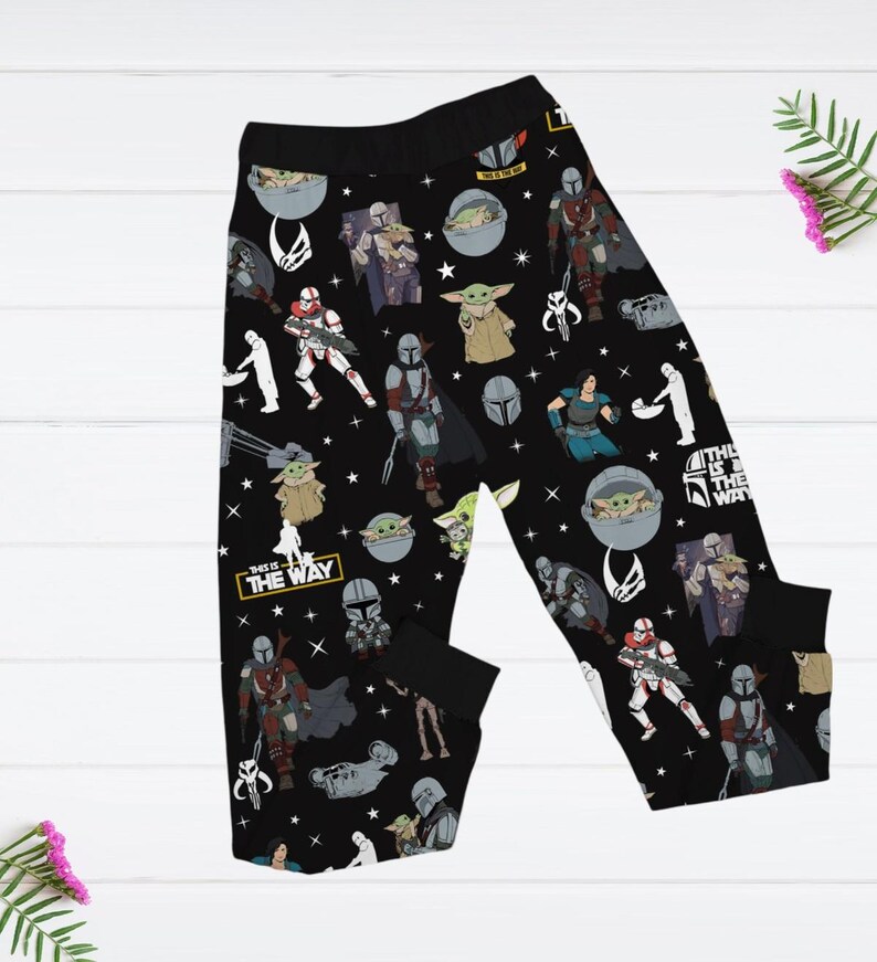 Disney Star Wars This Is The Way I Watch The Mandalorian T-Shirt And Pants, Mandalorian Shirt, Baby Yoda Shirt, Grogu Star Wars Shirts