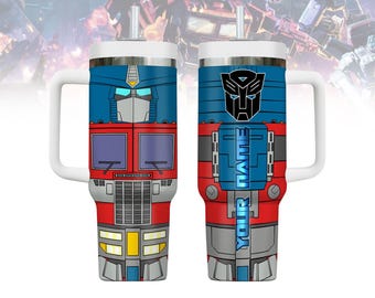 Custom Transformer Tumbler 40 oz, Transformer Movie Tumblr, Transformer Coffee Tumbler, Transformer Insulated Tumbler, Transformer Gift