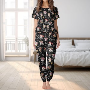 Disney Pirate T-Shirt And Pants, Mickey & Friends Pirate Signature Crew Tee, Minnie Goofy Donald Daisy Pajamas Set, Disney Cruise Gift