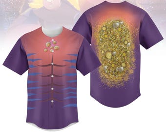 Tamatoa Moana-kostuumshirt, Tamatoa-honkbaltrui, Disney-schurk cosplay-outfit, Disney Moana-honkbalshirt, Halloween-shirt geschenken