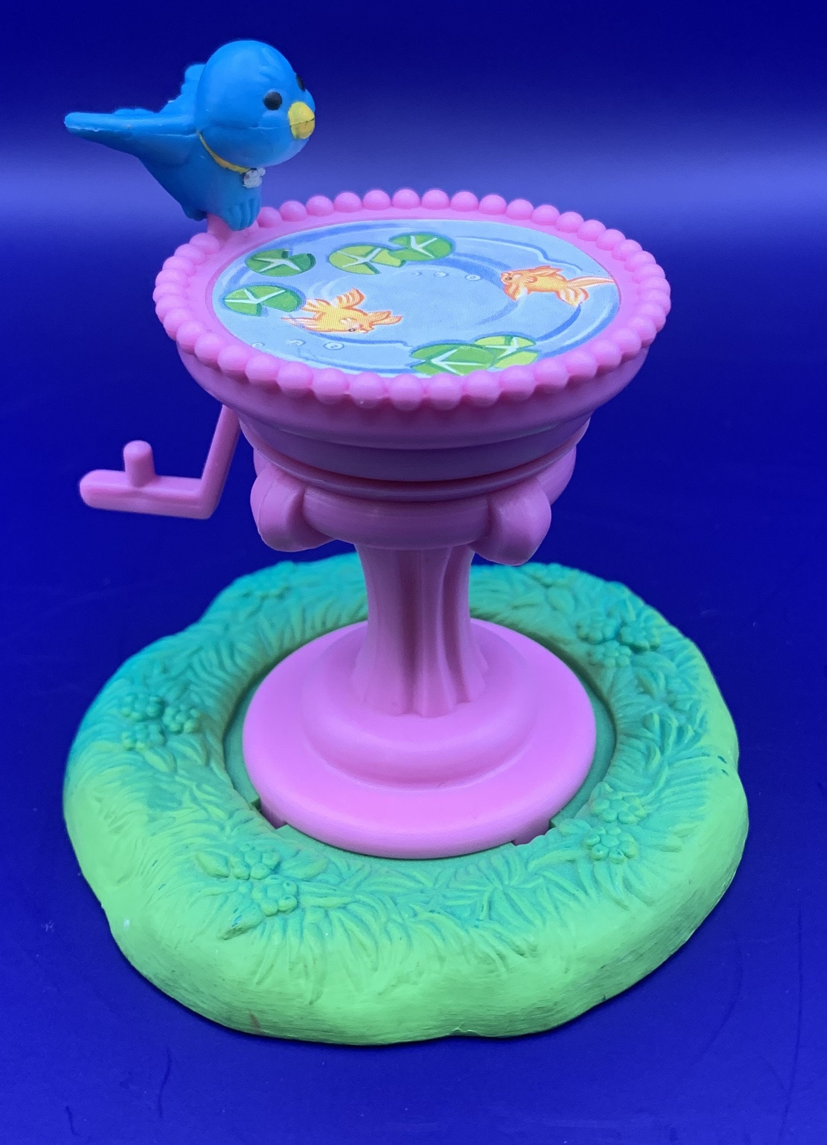 Littlest Pet Shop Garden Tag House Bird Bath Dog Cat Set Vintage LPS