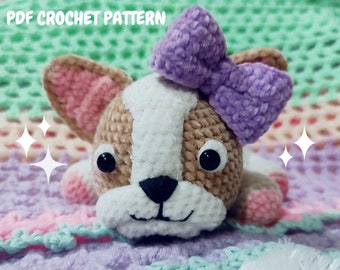 Crochet Dog Pattern, Amigurumi Dog PDF, Easy To Follow Instructions, DIY Dog Toy Pattern for Pet Lovers, Gift for Pet Lover, Toy Lover Gift