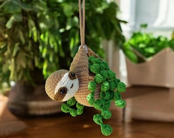 Amigurumi Sloth PDF Crochet Pattern, Easy-to-Follow Cute Sloth Gift, English Only, Perfect for Beginners, Perfect Birthday Gift, Toy Lover