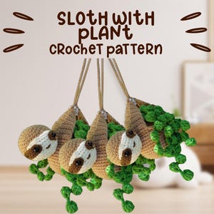 Amigurumi Sloth PDF Crochet Pattern, Easy-to-follow Cute Sloth Gift ...