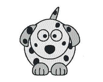 Cute Cartoon Dog Embroidery Designs