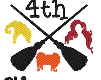 Fourth Sanderson Sister - embroidery design - instant download