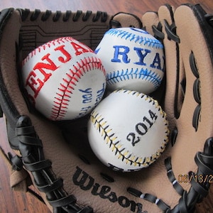 Custom Embroider a Baseball or Softball Instructions
