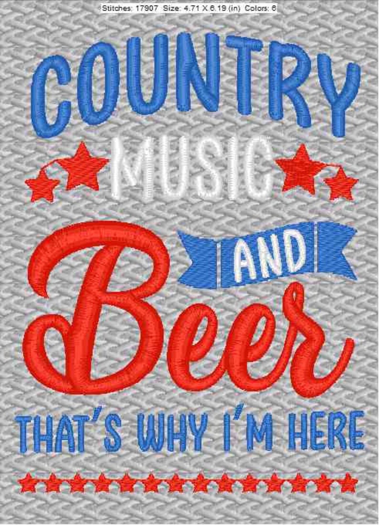 Country Music and Beer Fun Country Music Beer Flag Etsy