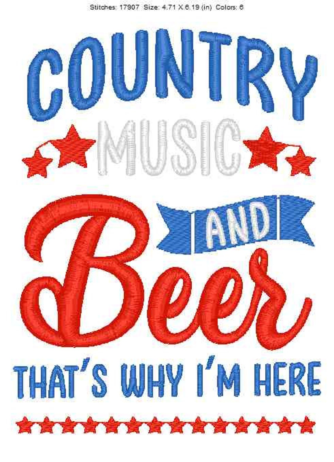 Country Music and Beer Fun Country Music Beer Flag Etsy