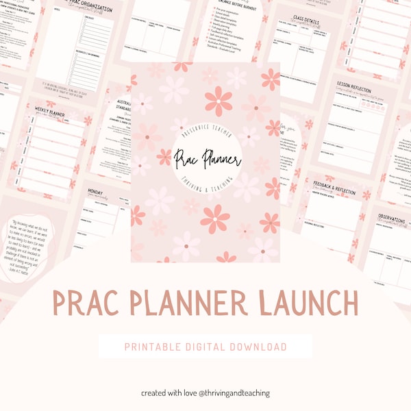 Prac Planner Preservice Teacher Self-Care