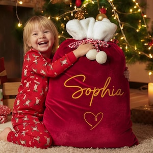 Grand Sac De Noël Tallon Pour Enfant – Imprimé Rigolo Avec Jambes – Format 2800