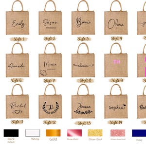 Personalized Bridesmaid Bags,bridesmaid Tote Bag,bridesmaid Gifts ...