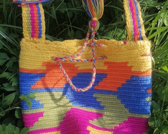 Mochilla wayuu, pequeña