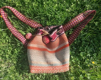 Backpack Ethnic Bag Morral Adult Size Backpack Hippie Handwoven Artisan Bag Authentic Mexican Textiles Boho Style Very Durable Etsy UK